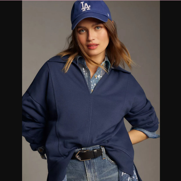 Anthropologie Tops - NWT Anthropologie Pilcro Johnny Collar Pullover